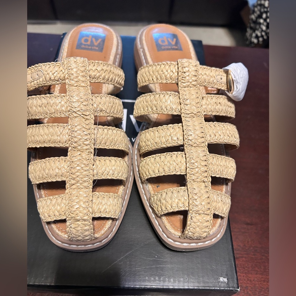 Dolce Vita Tan Braided Sandals